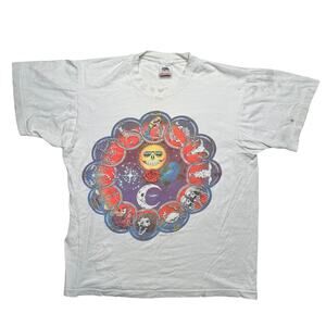 Vintage 1987 Grateful Dead Zodiac T-Shirt Fruit of the Loom XL 80s Single Stitch